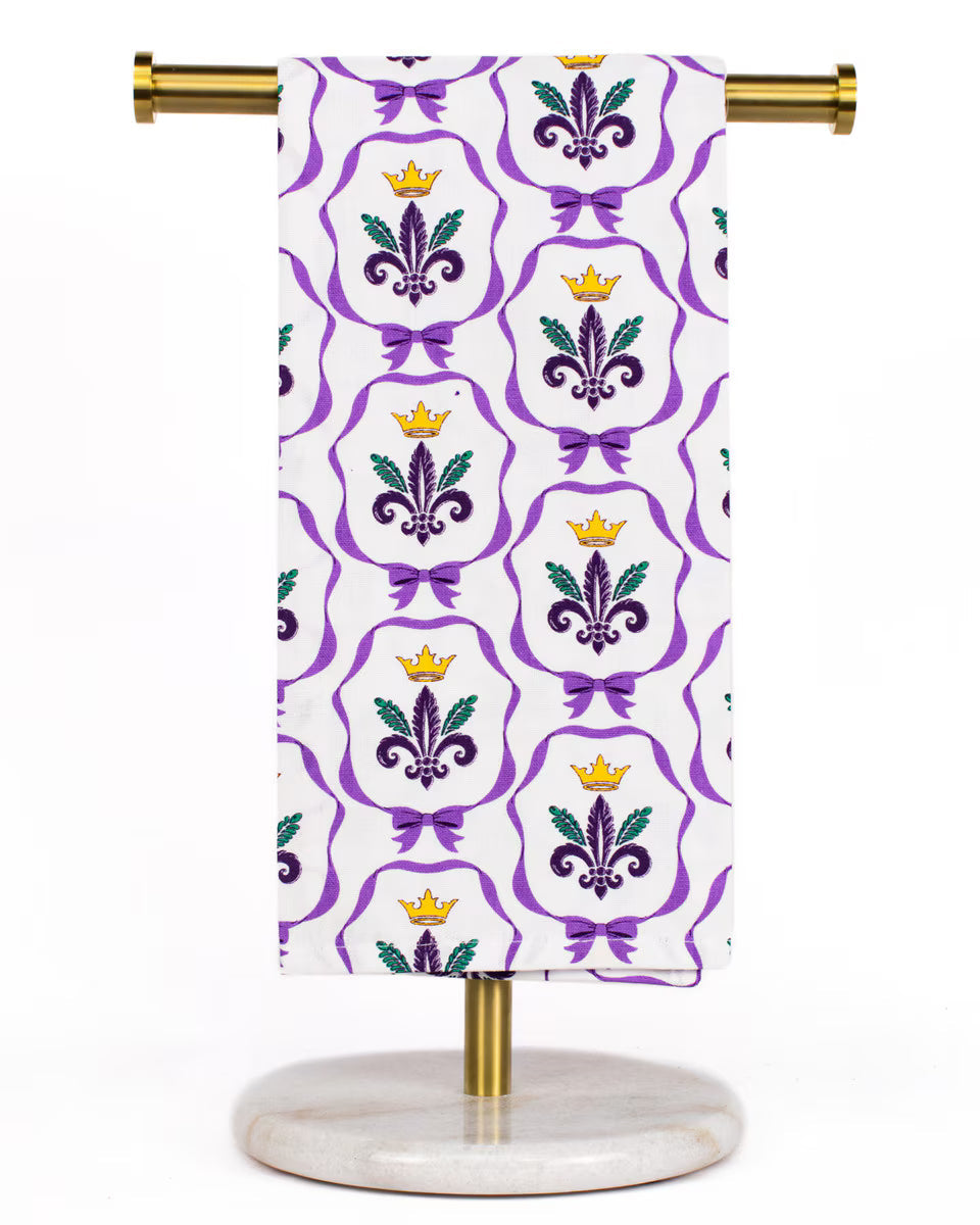 The Royal Standard- Mardi Bow Hand Towel