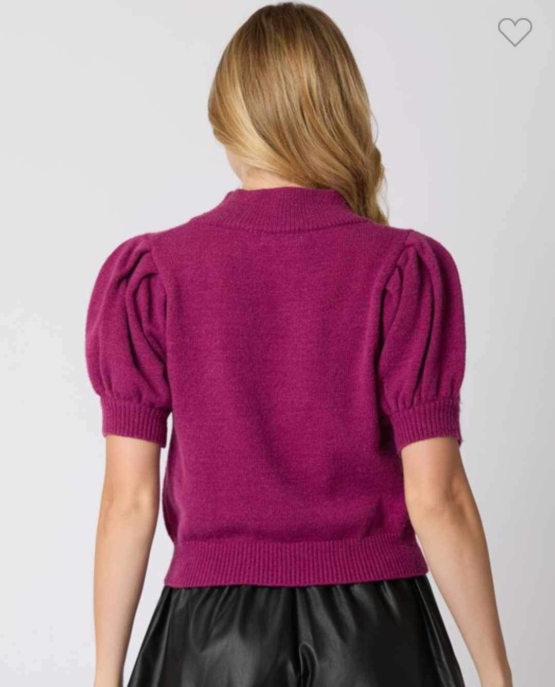 Grateful Puff Sleeve Sweater