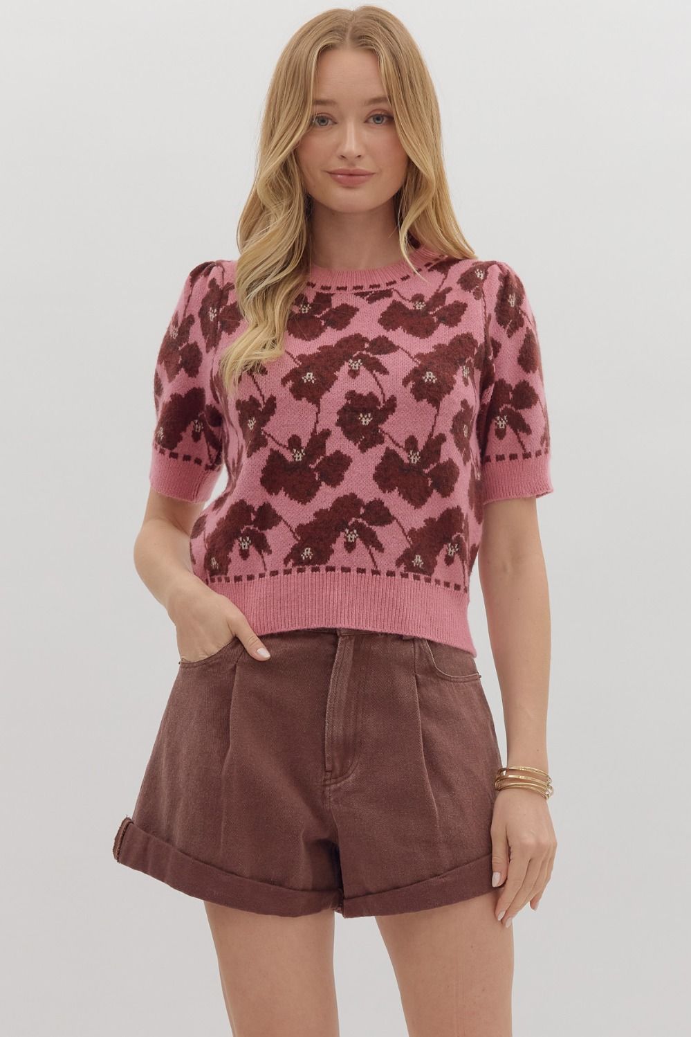 On The Vine Floral Top