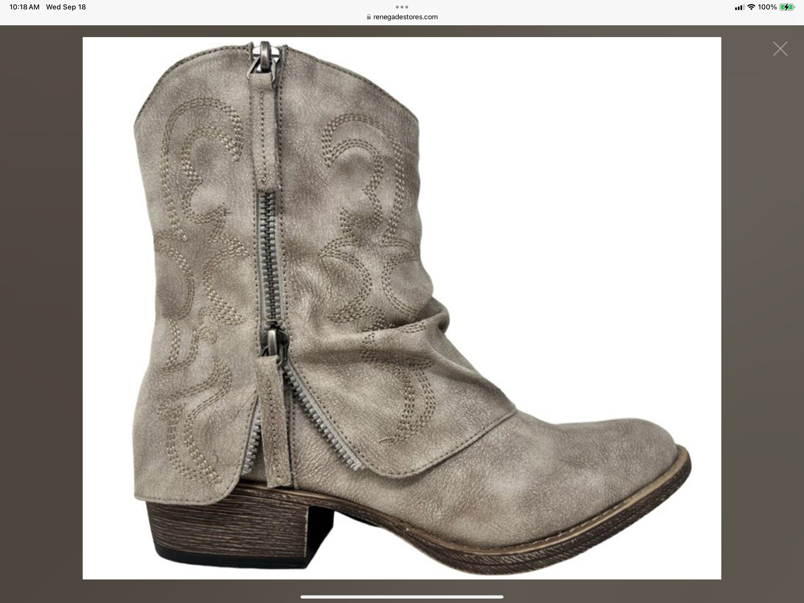 Tranquil Western Boot