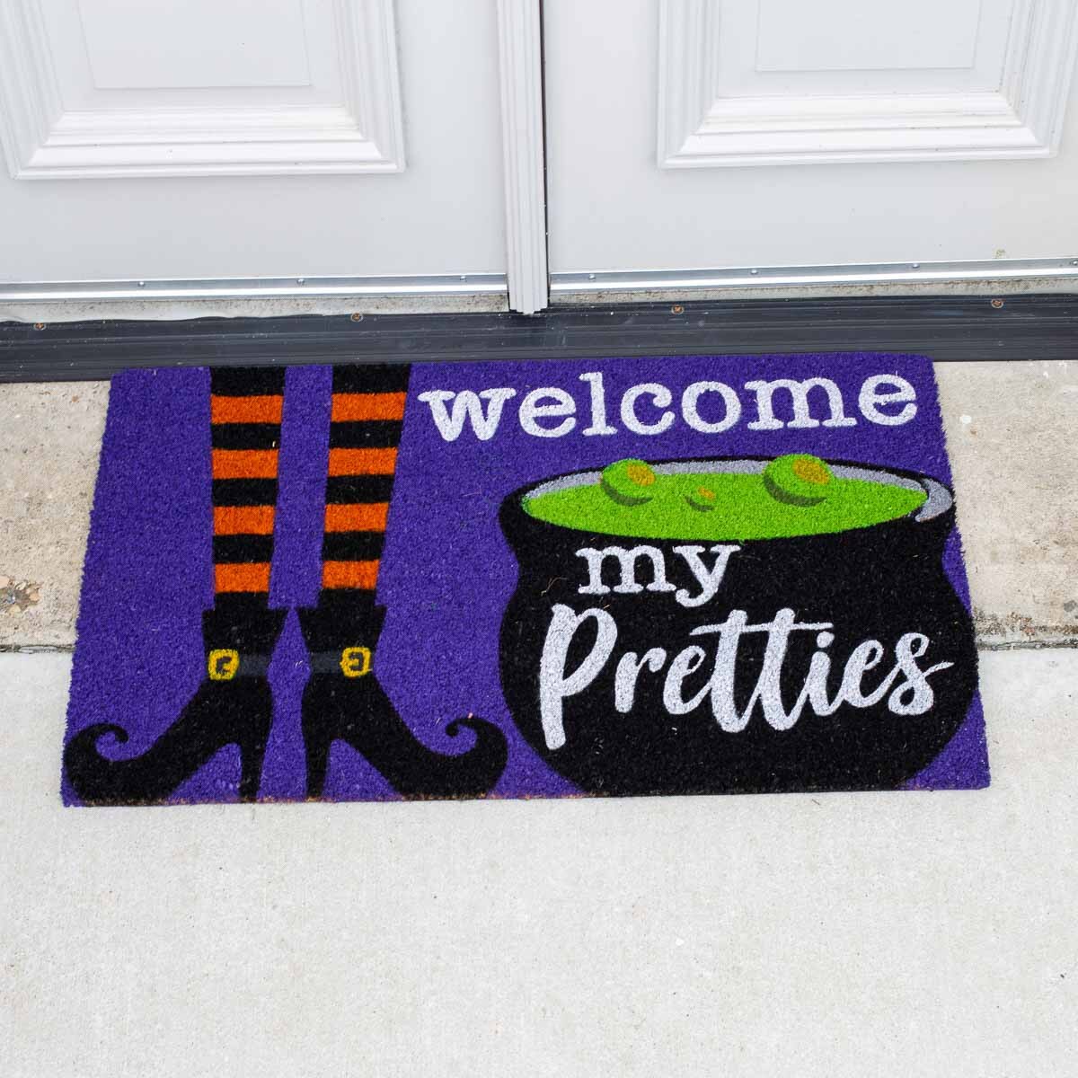 The Royal Standard Welcome My Pretties Coir Doormat