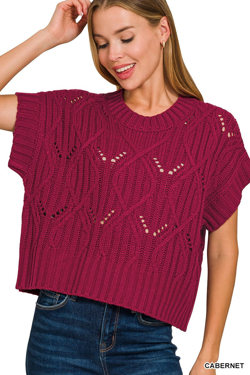 Cambree- Cable Knit Sweater