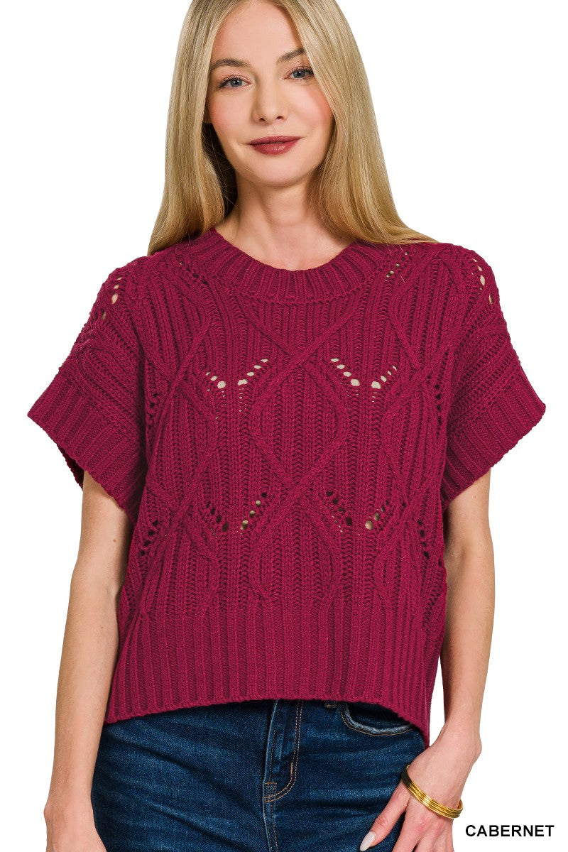 Cambree- Cable Knit Sweater