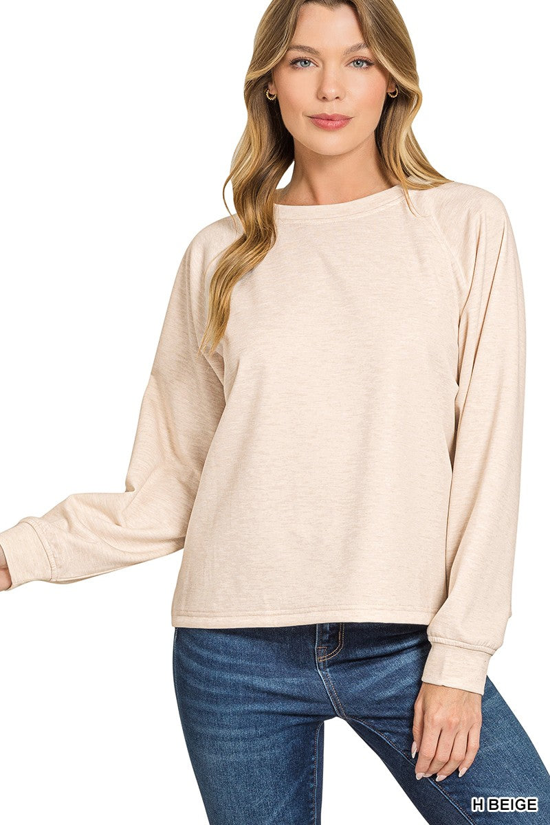 Fall Vibes- Scuba Crewneck Pullover & Pants: 2 Piece Set