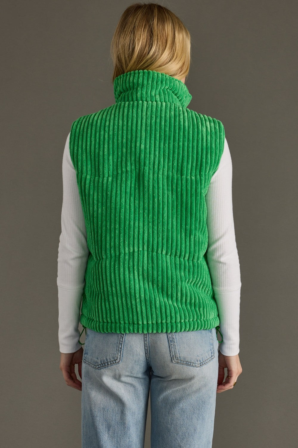 Green Corduroy Vest