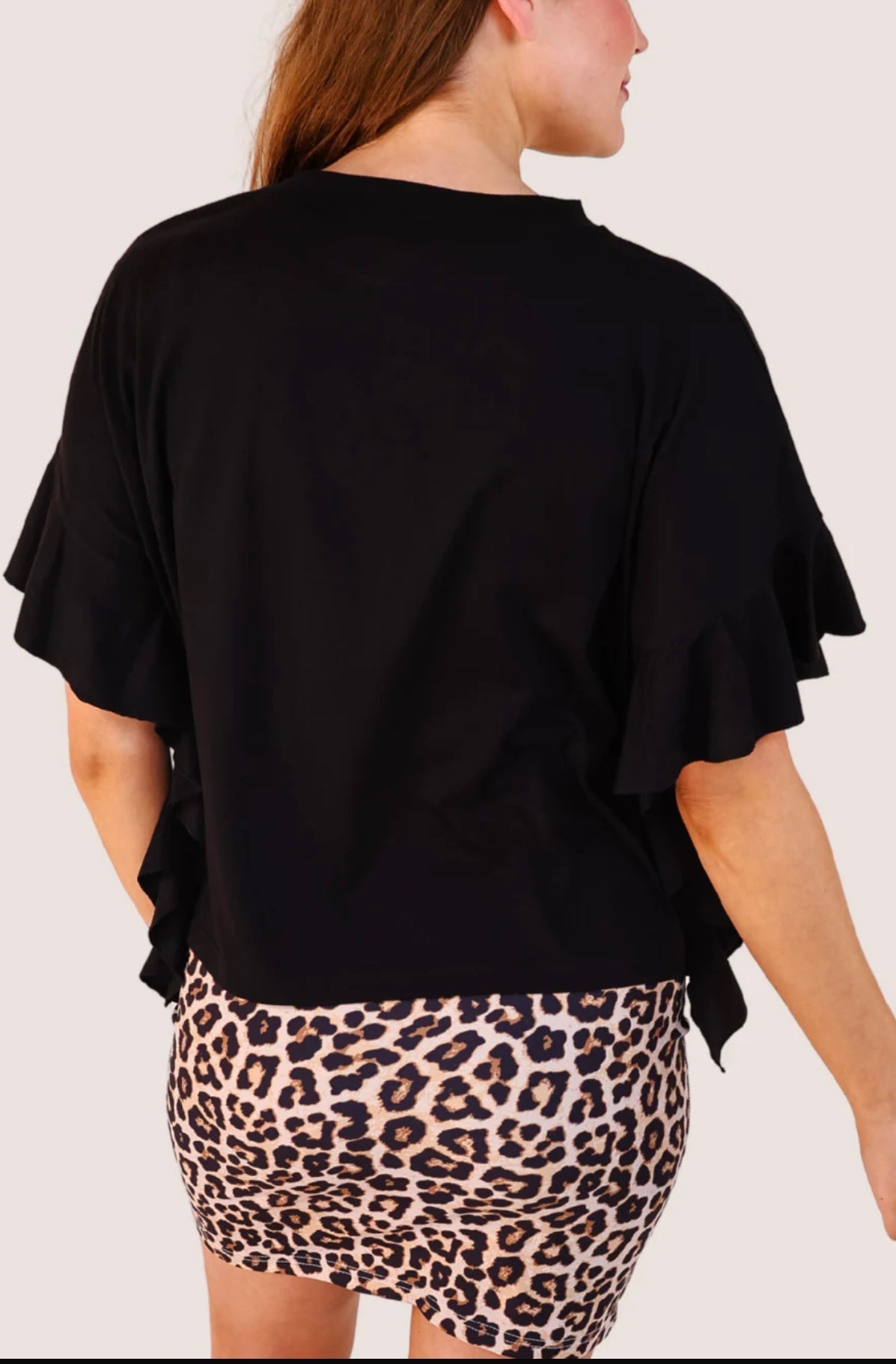 Sideline Sparkle Ruffle Top