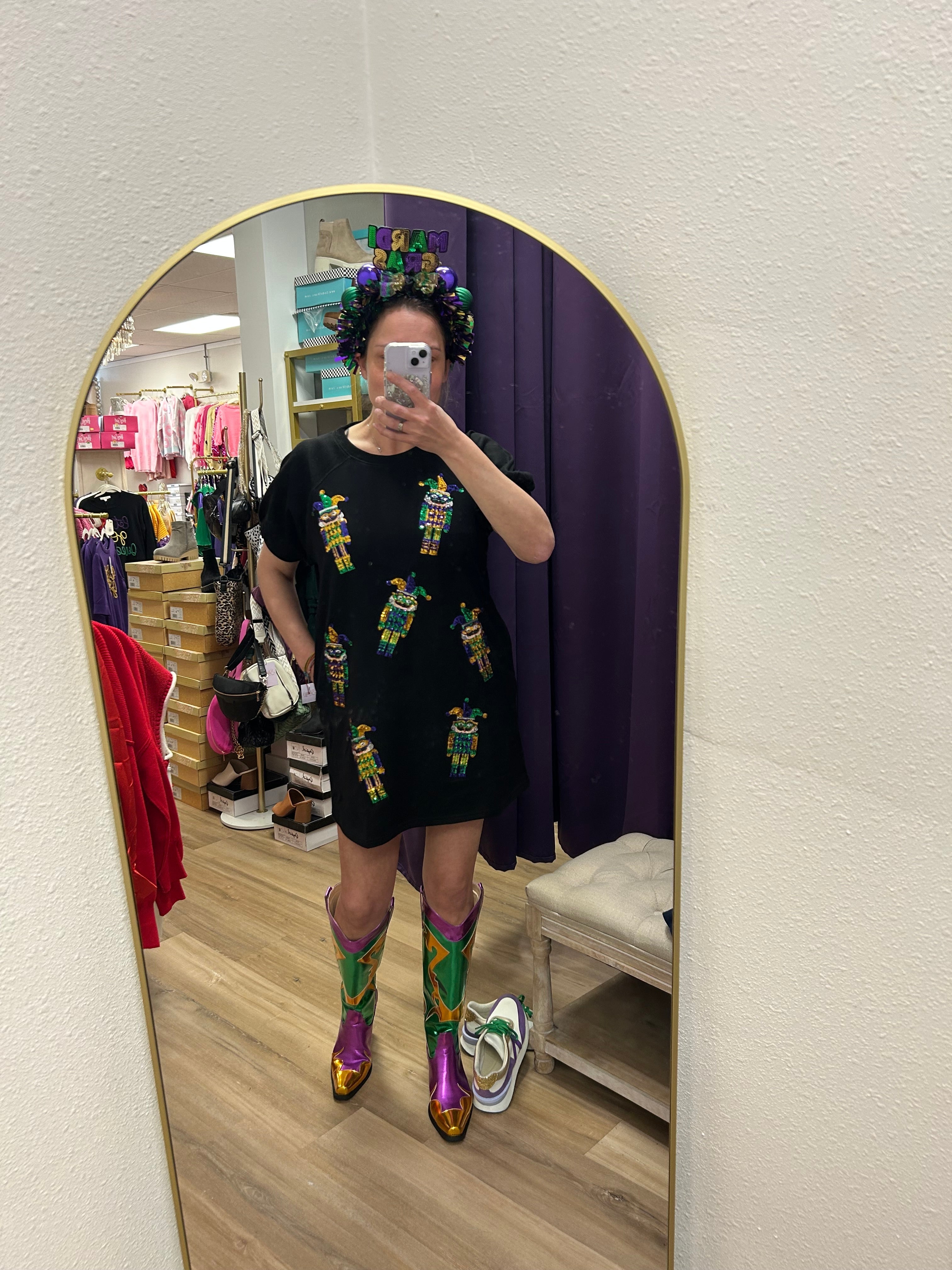 Mardi Gras Sequin Nutcracker Dress