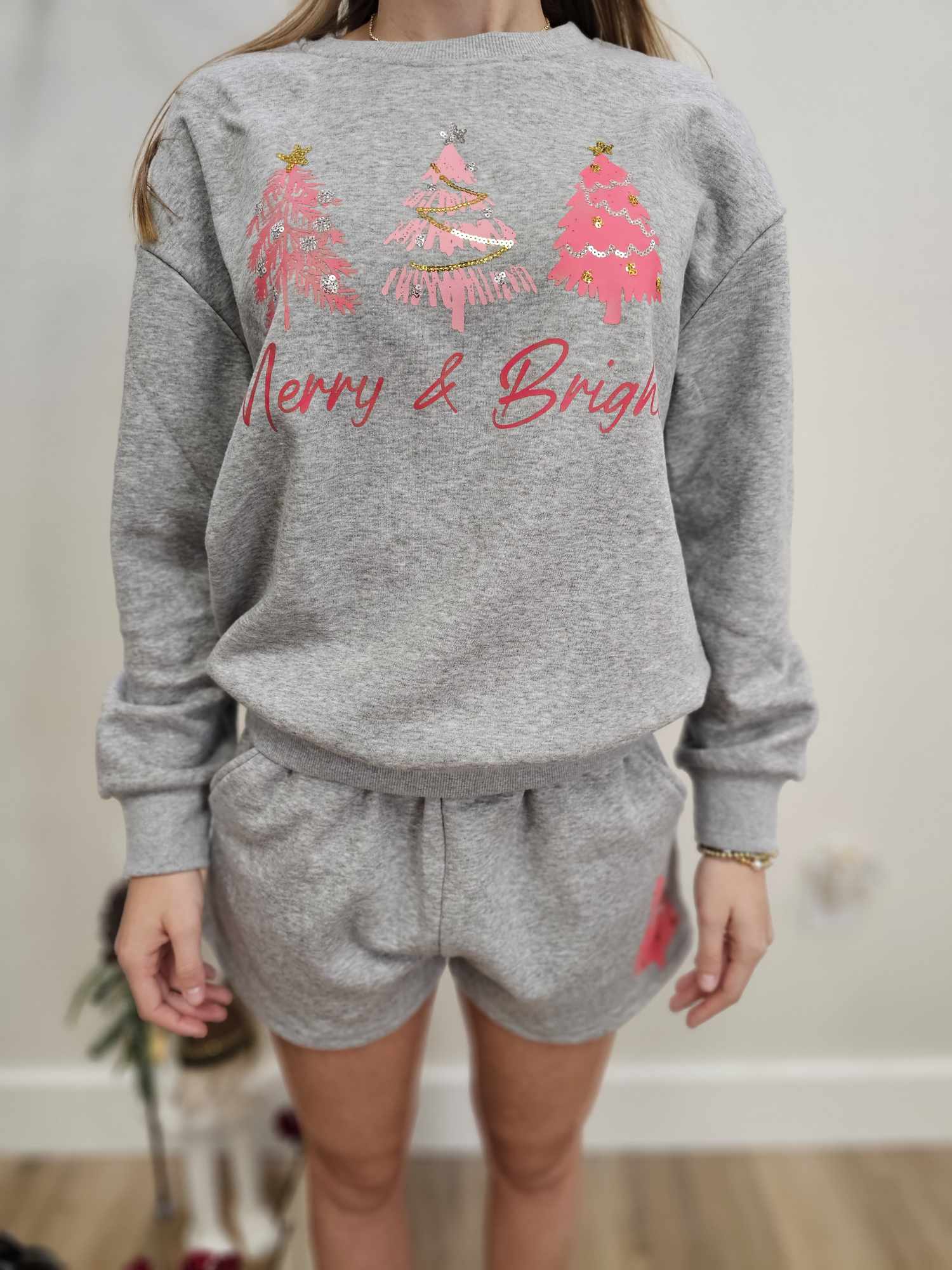 Christmas Tree Patch French Terry Shirt