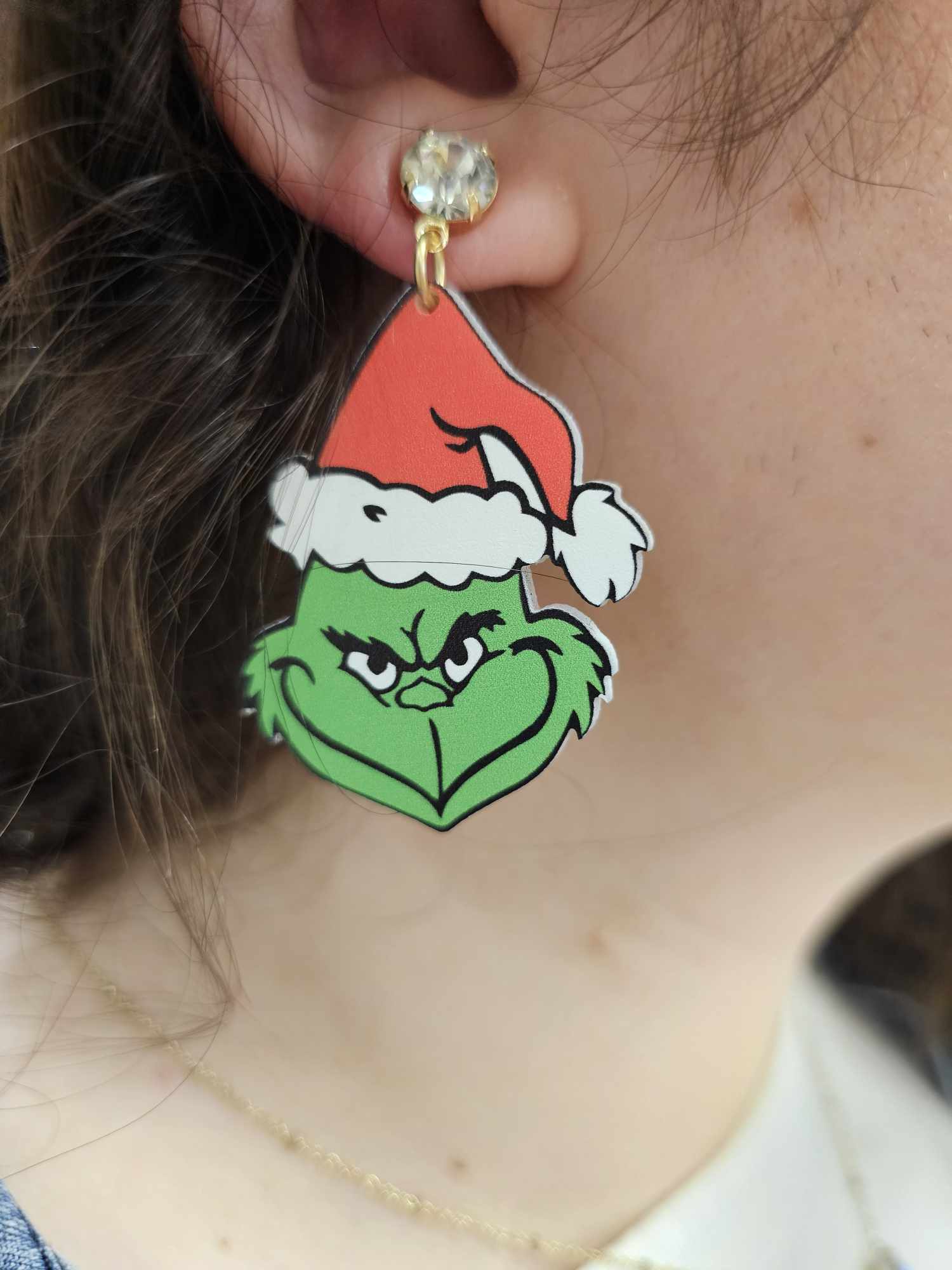 Taylor Shaye- The, The, The.... THE GRINCH Earrings