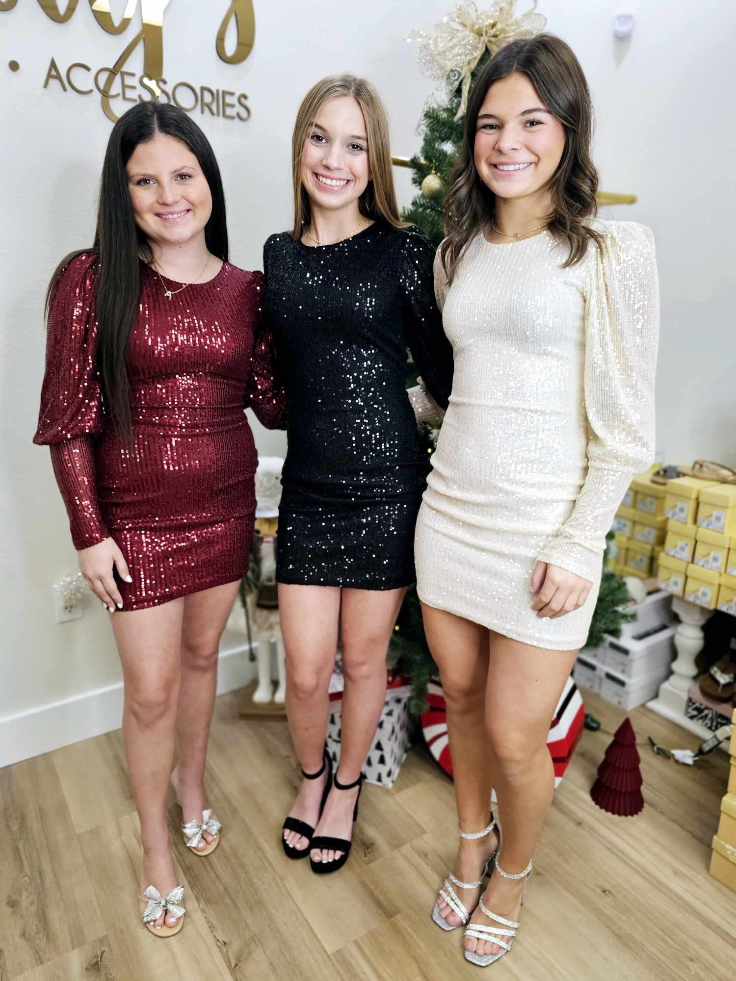 Shine Bright- Sequin Dress