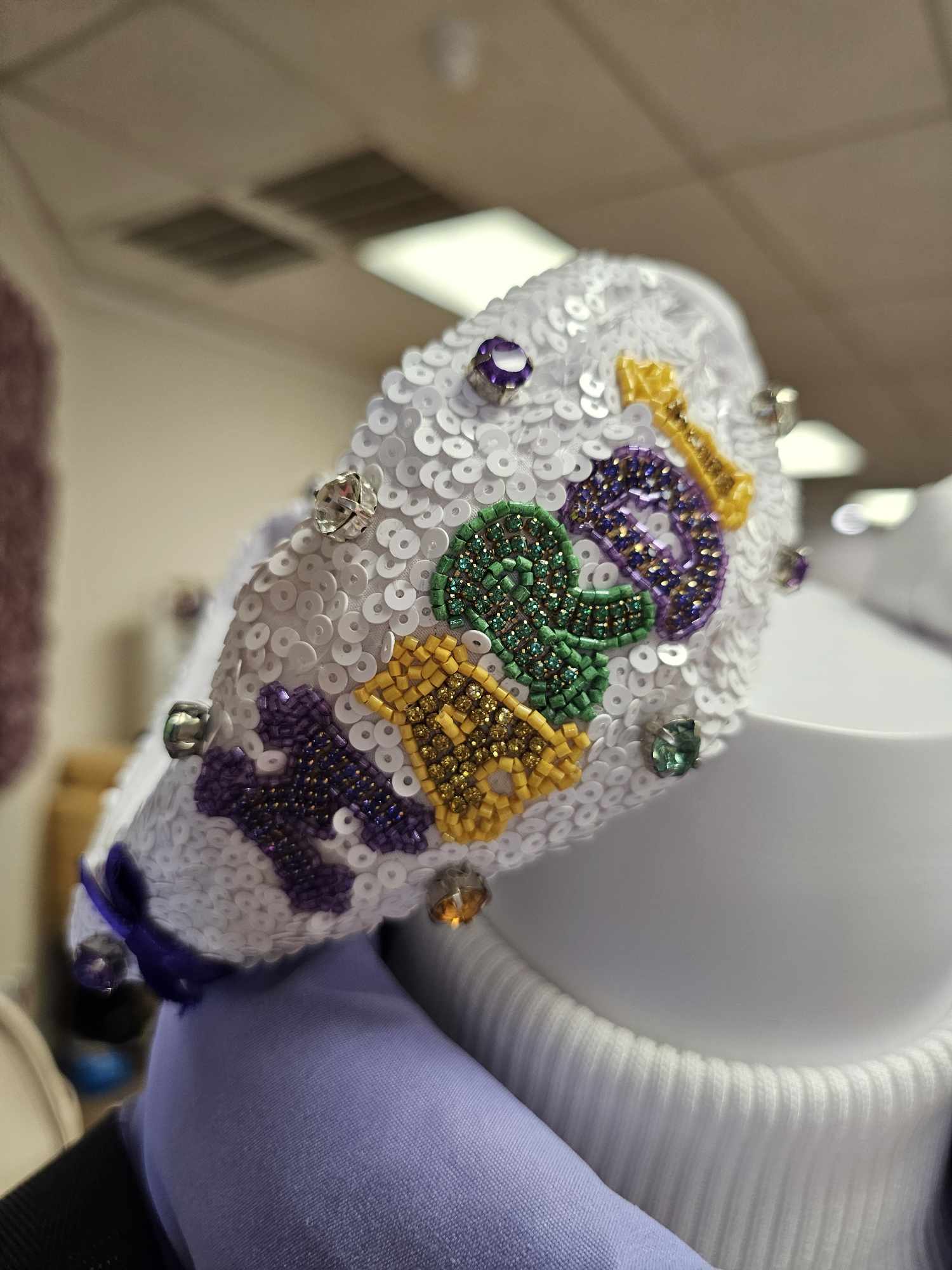 Mardi Gras Headband- “Mardi Gras”