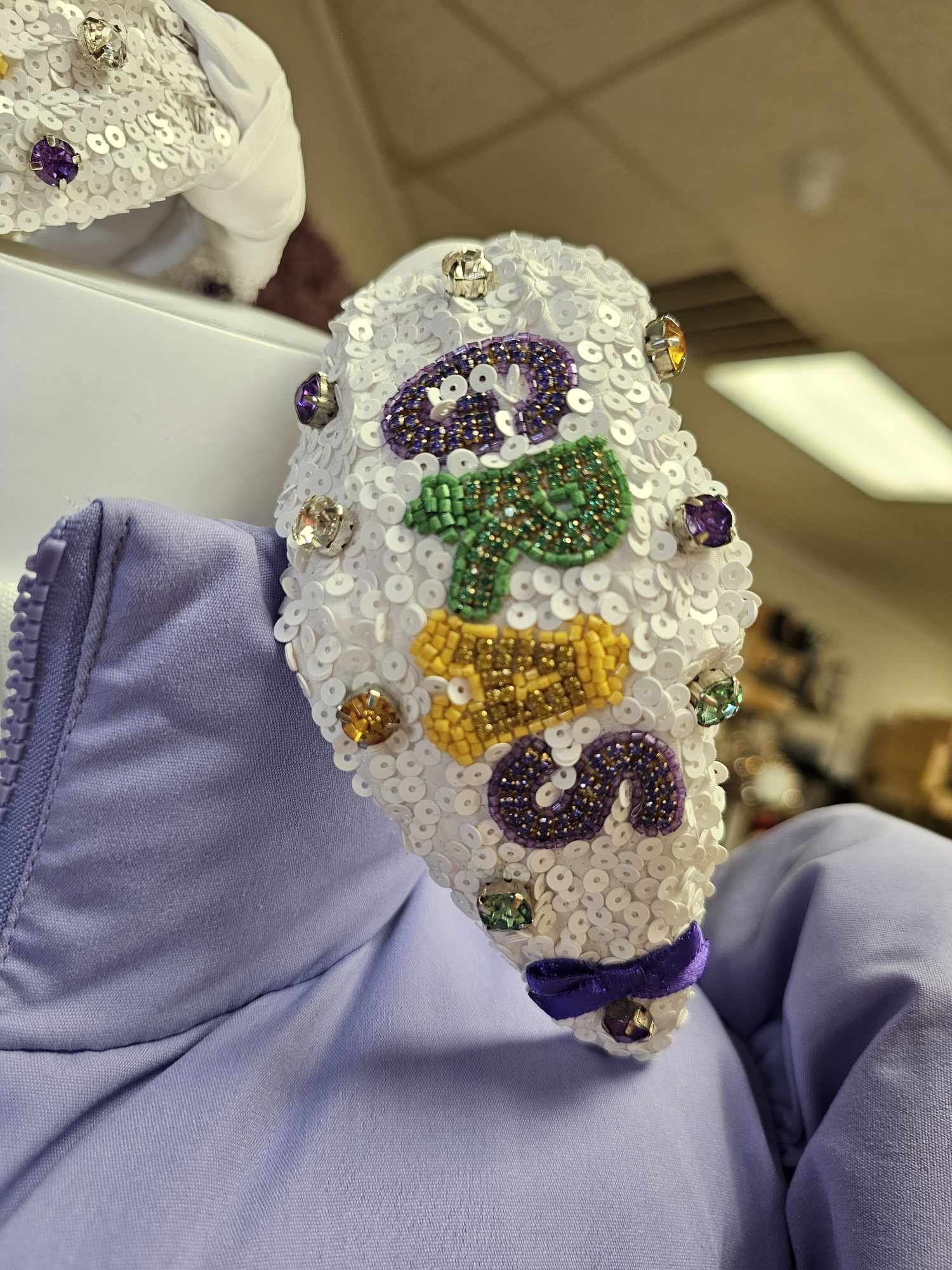 Mardi Gras Headband- “Mardi Gras”