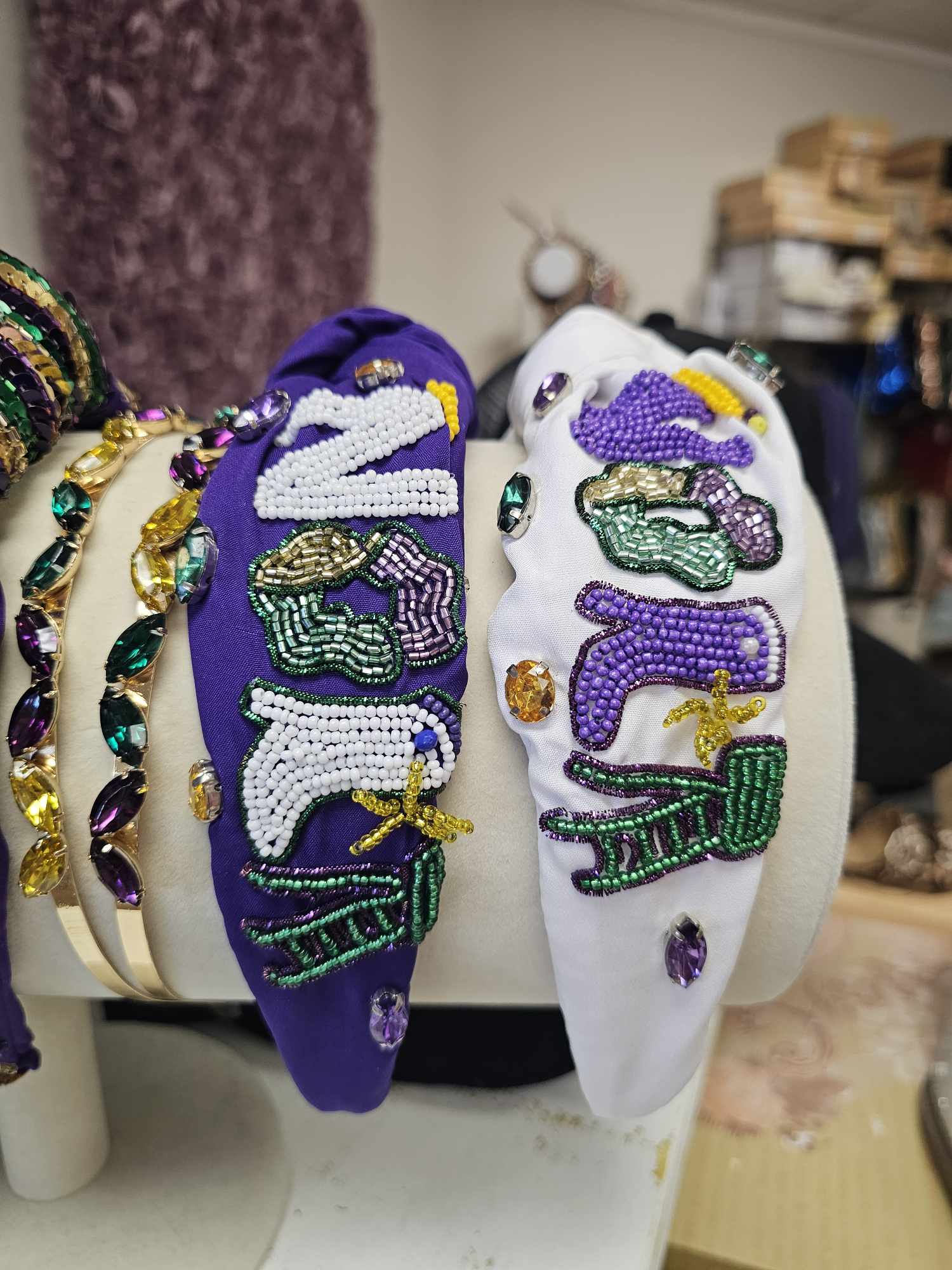 Mardi Gras Headband- Nola