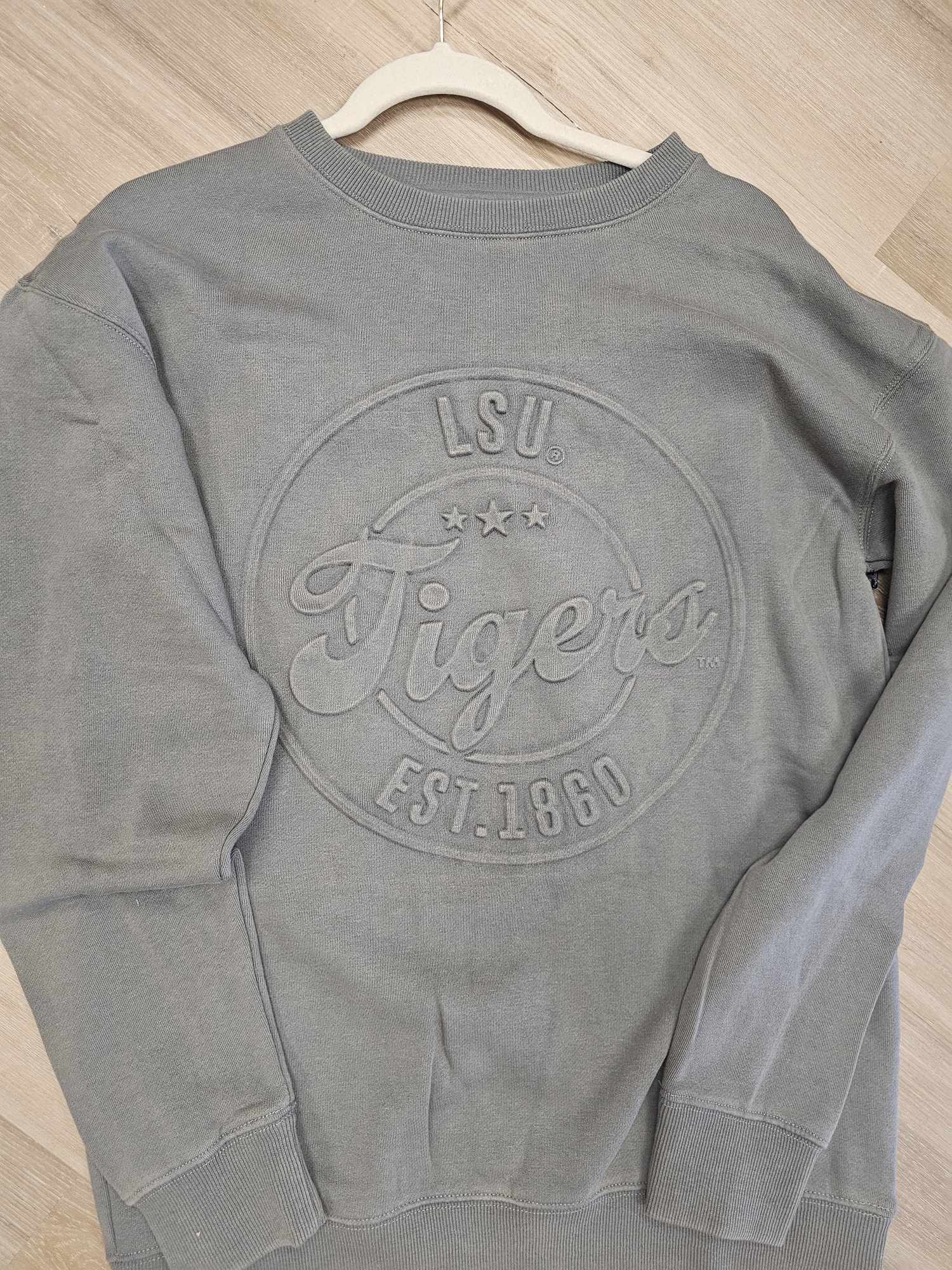 LSU- Carson Circle Embossed Sweatshirt