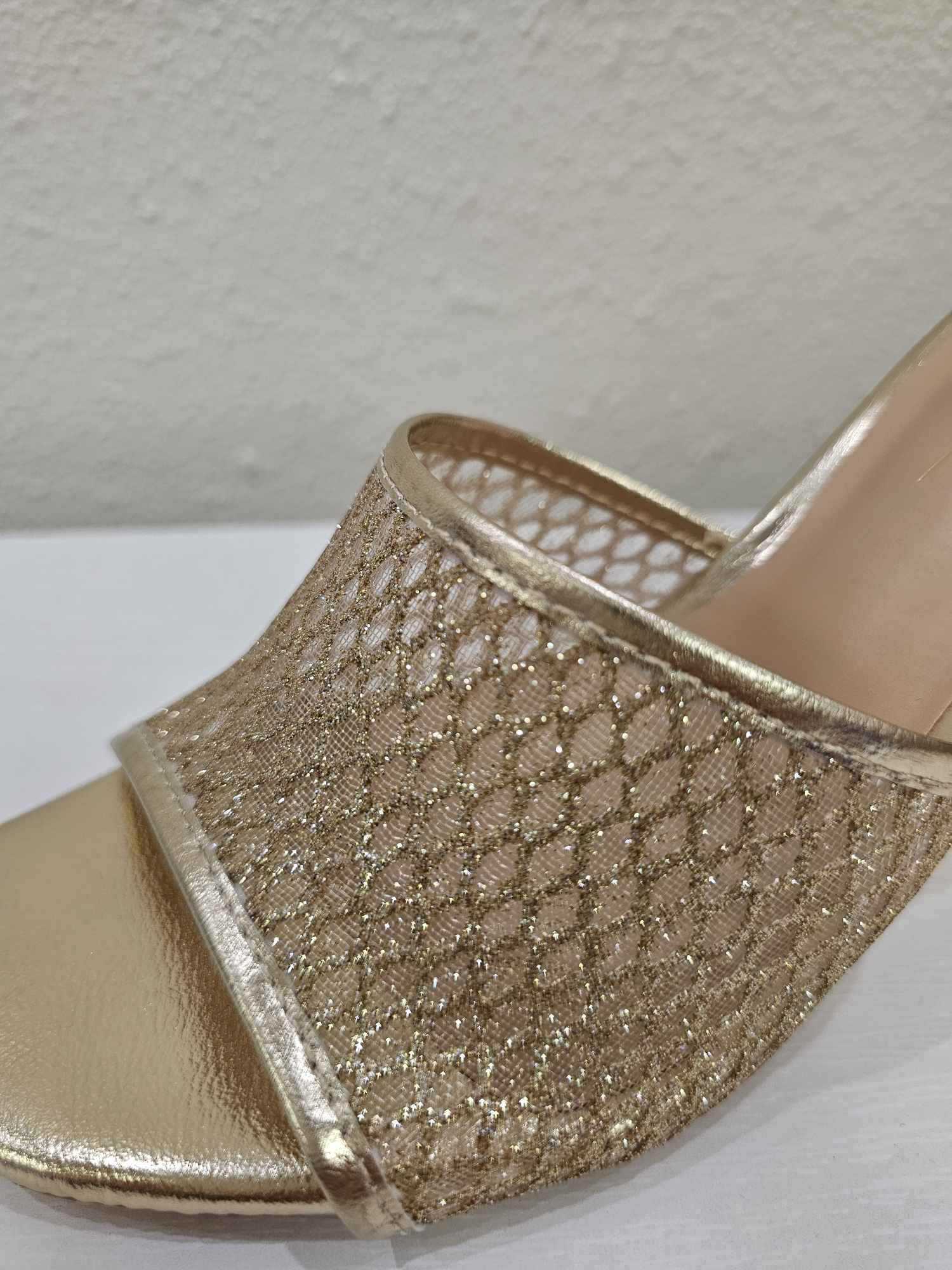 One - Gold Mesh Heel
