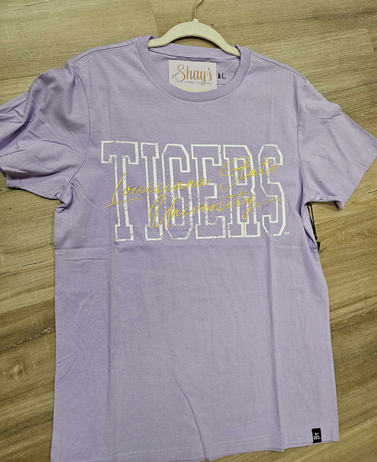 LSU- Owen Outline Embroidered Tee