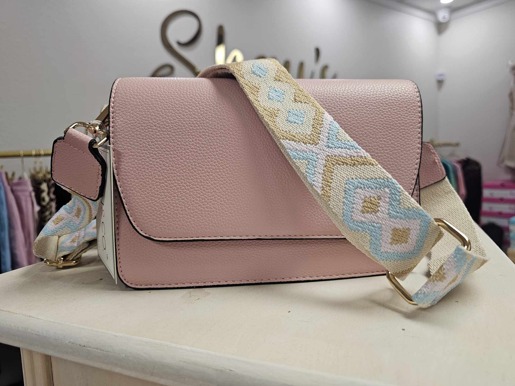 Noah- Flapover Crossbody with Guitar Strap