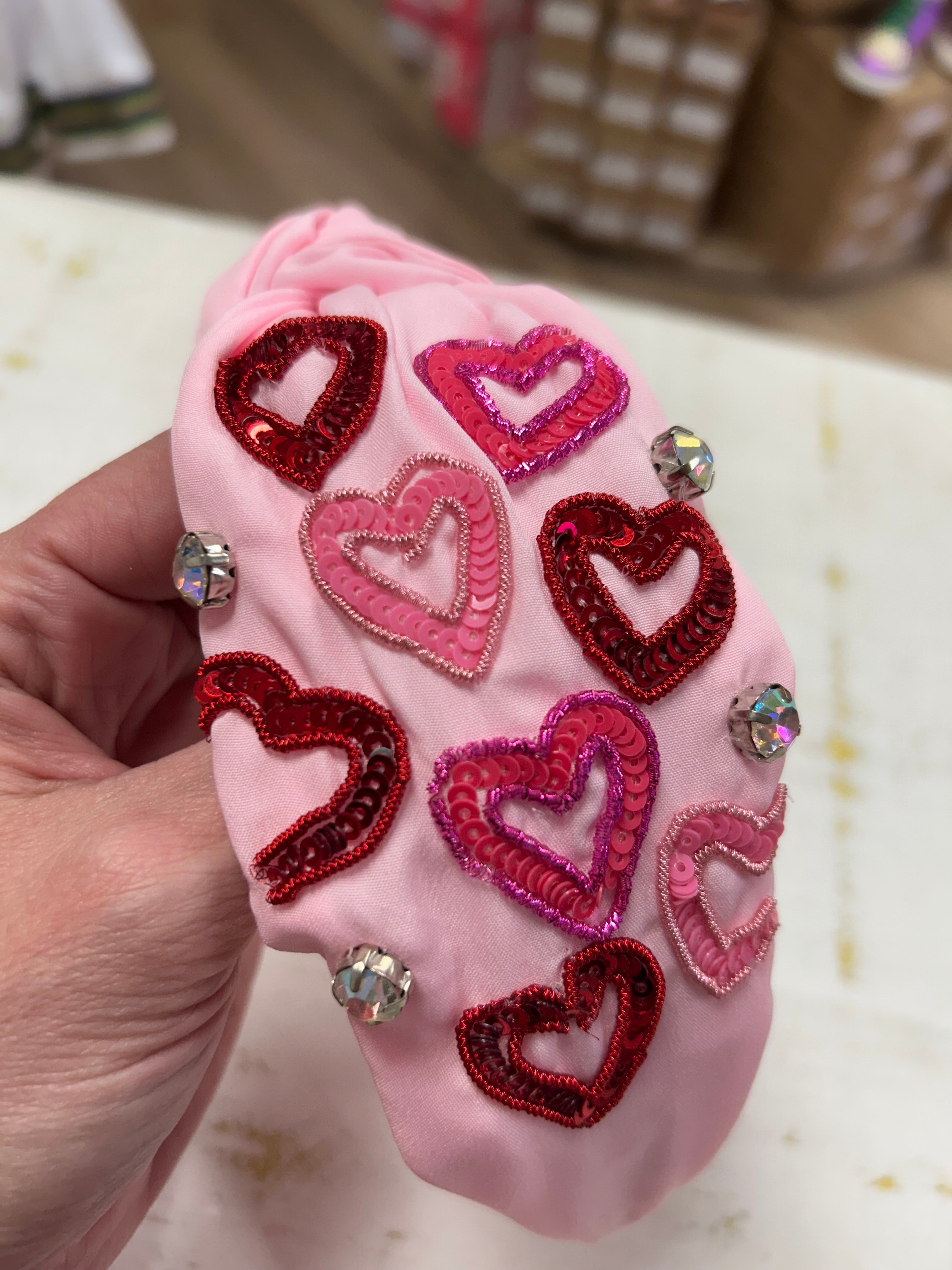 Hearts Knot Headband