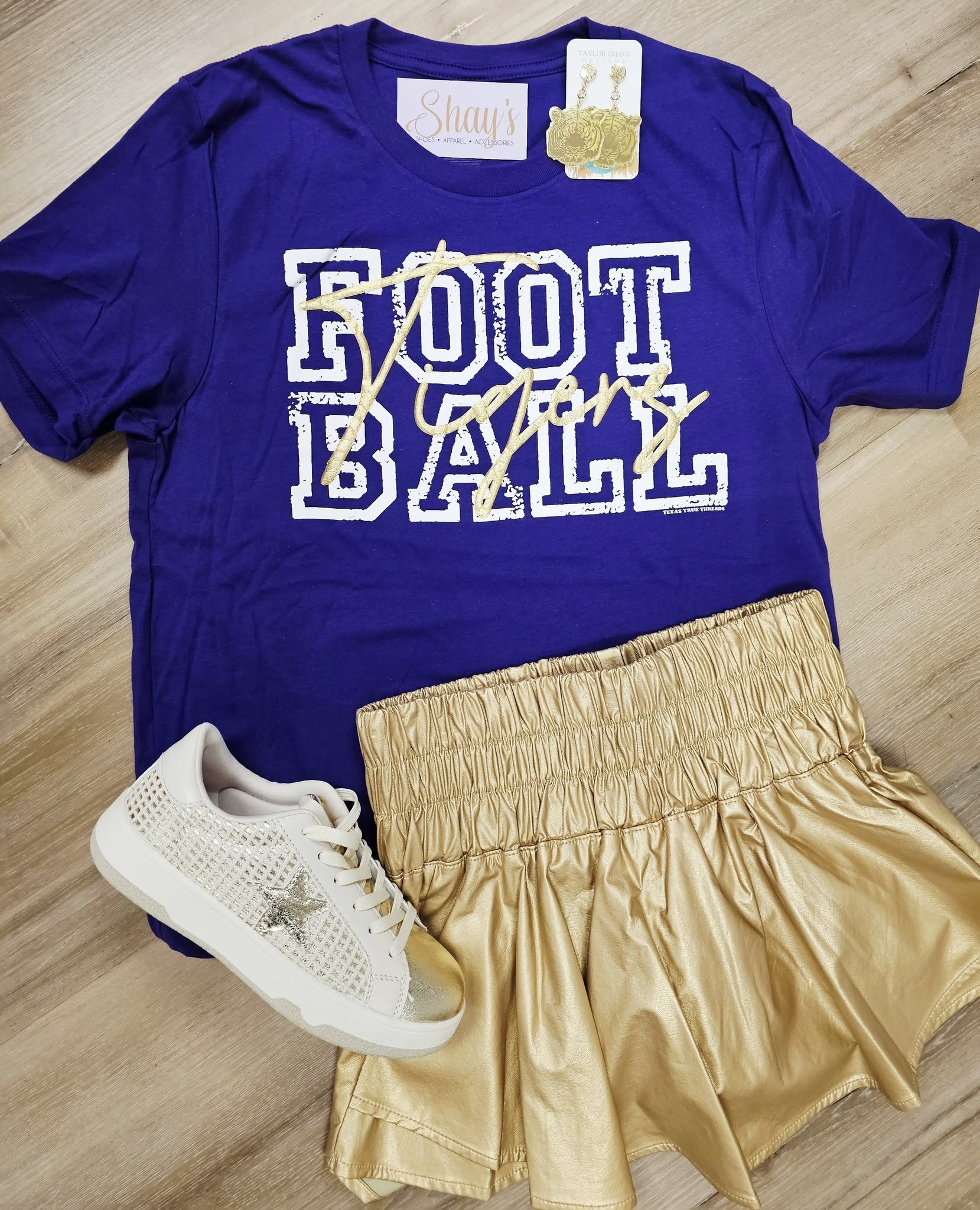 Tigers Football custom puff