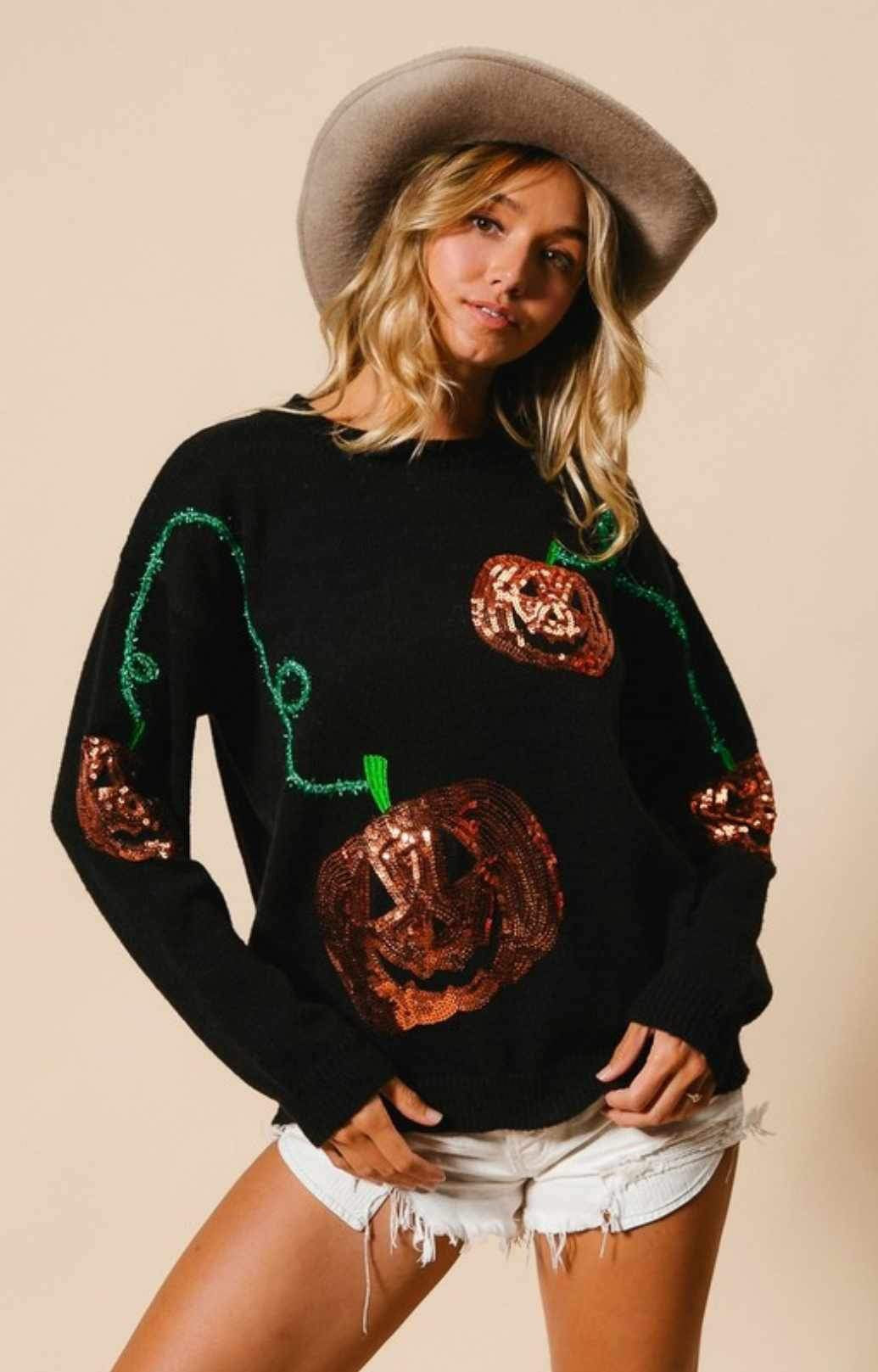 Let’s Go Pumpkin Sweater