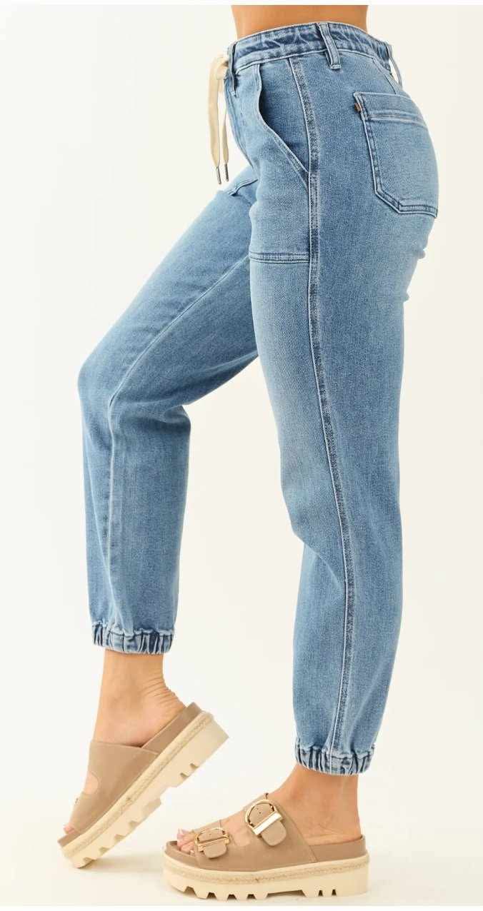 Judy Blue HW Denim Jogger