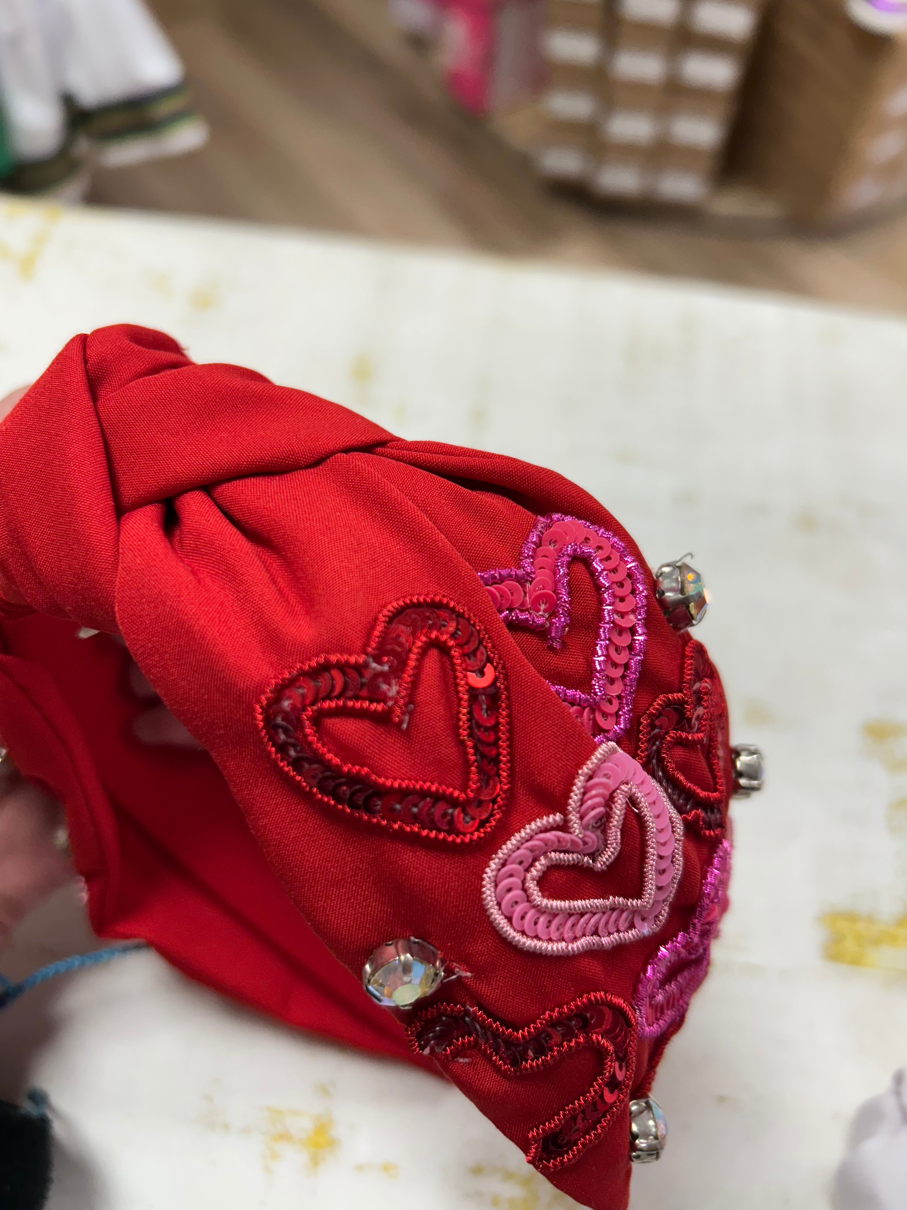 Hearts Knot Headband