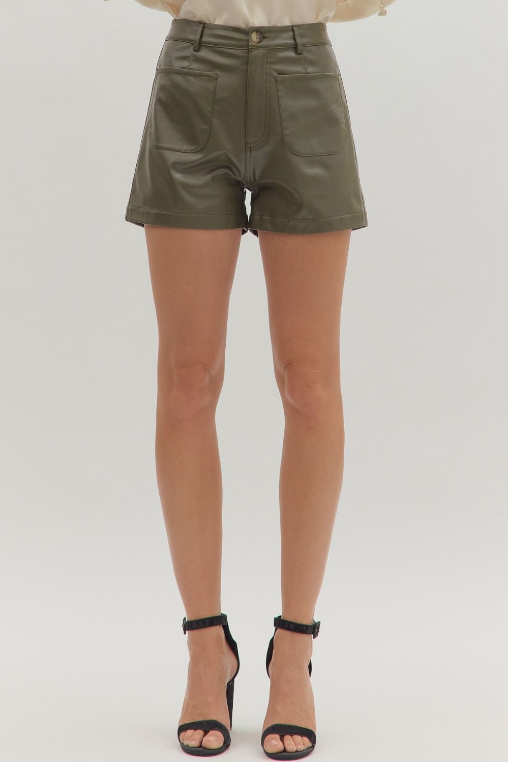 Lola- Olive Shorts