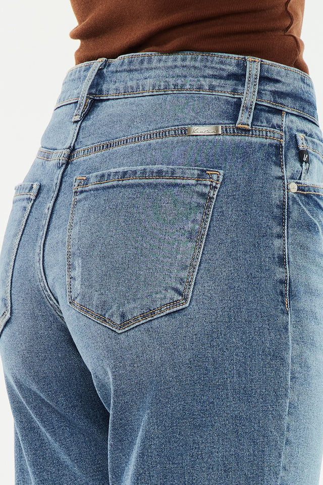 Jordana High Rise True Straight Jeans