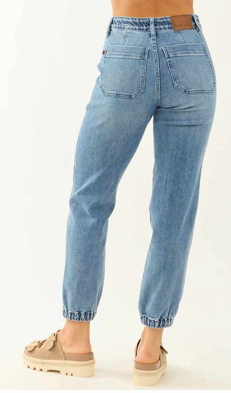 Judy Blue HW Denim Jogger
