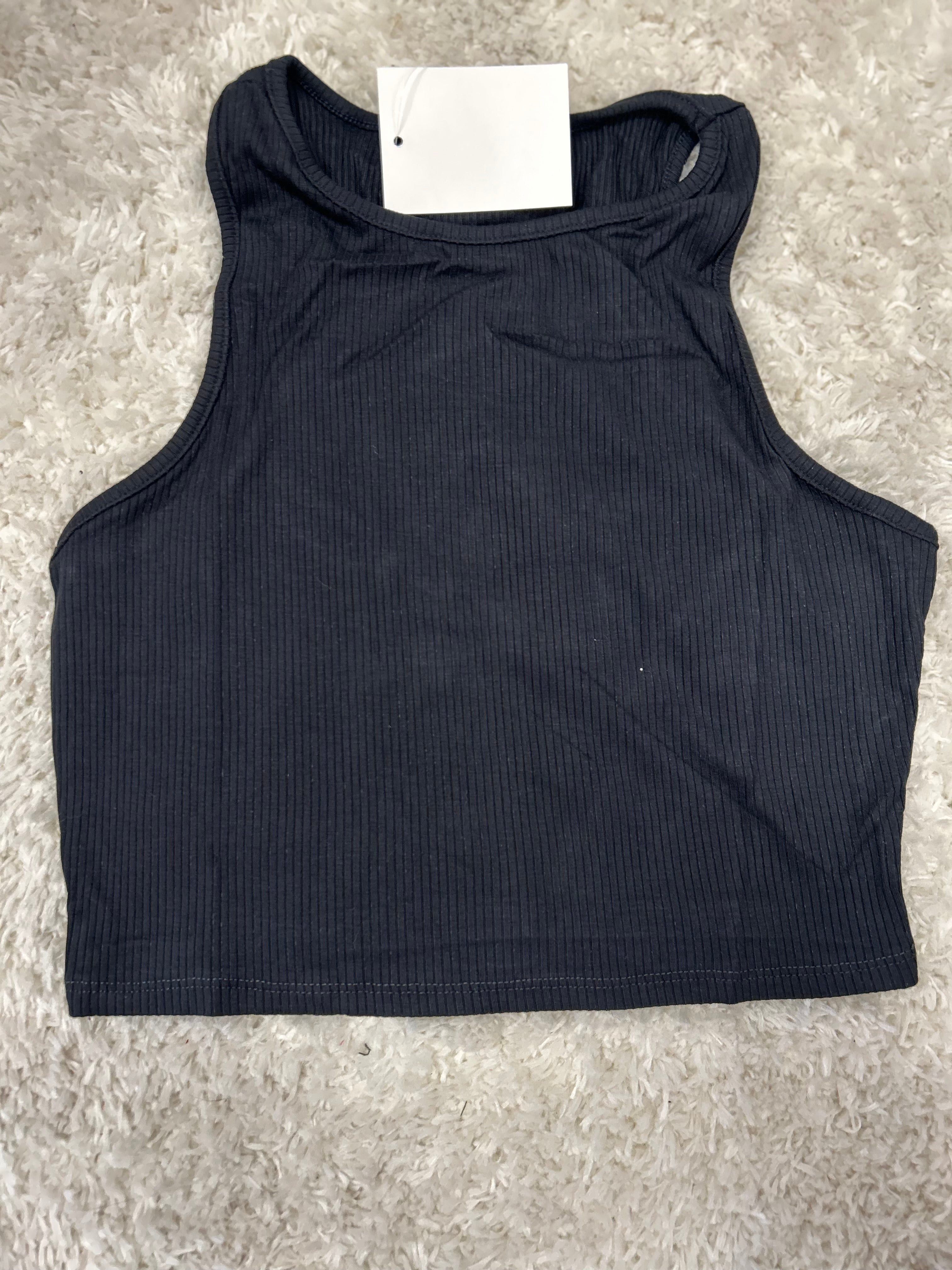 Ribbed Crop Tank
