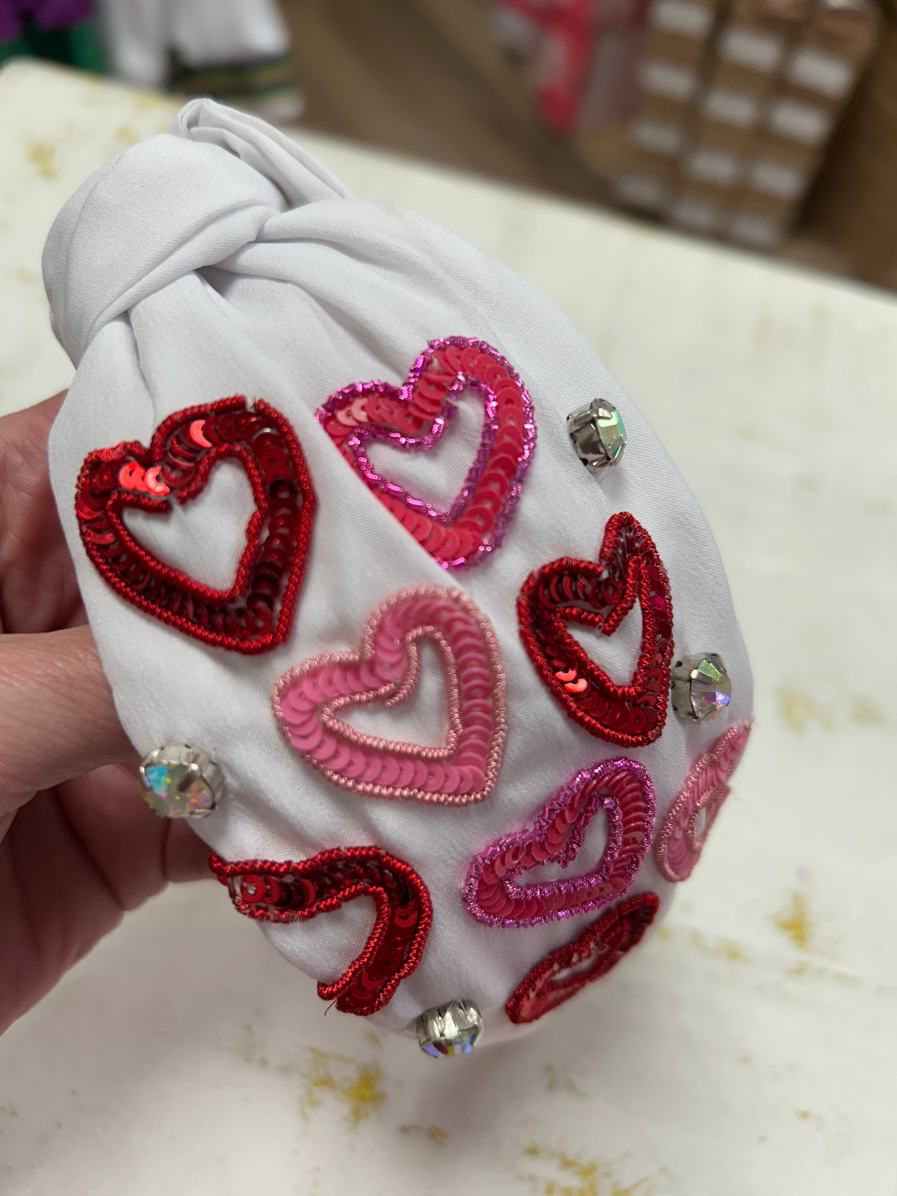 Hearts Knot Headband