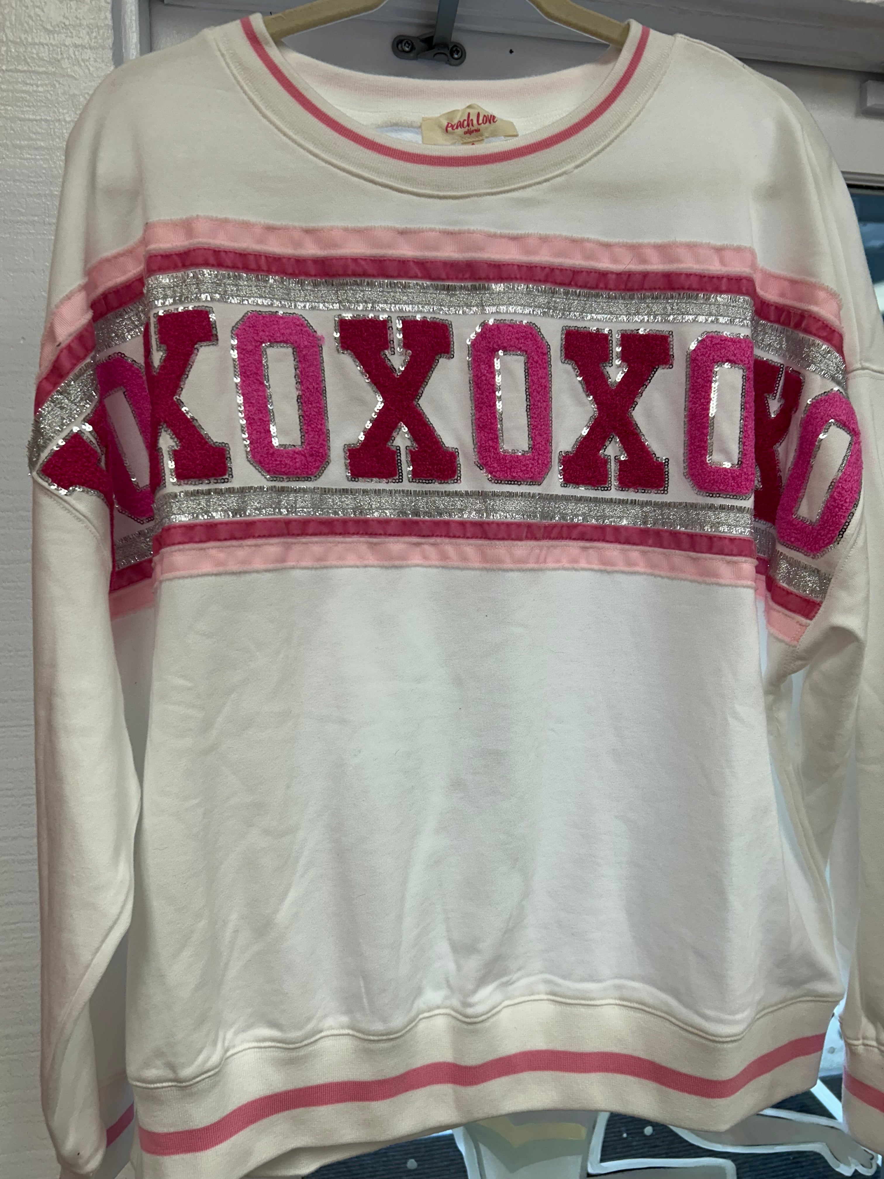 XOXOXO Chenille Patch Top