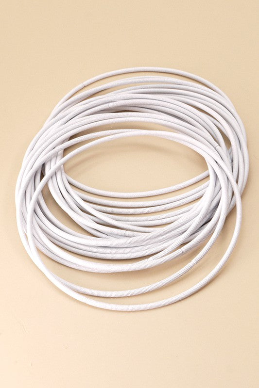 Stretchy Guitar String Bracelet Stack