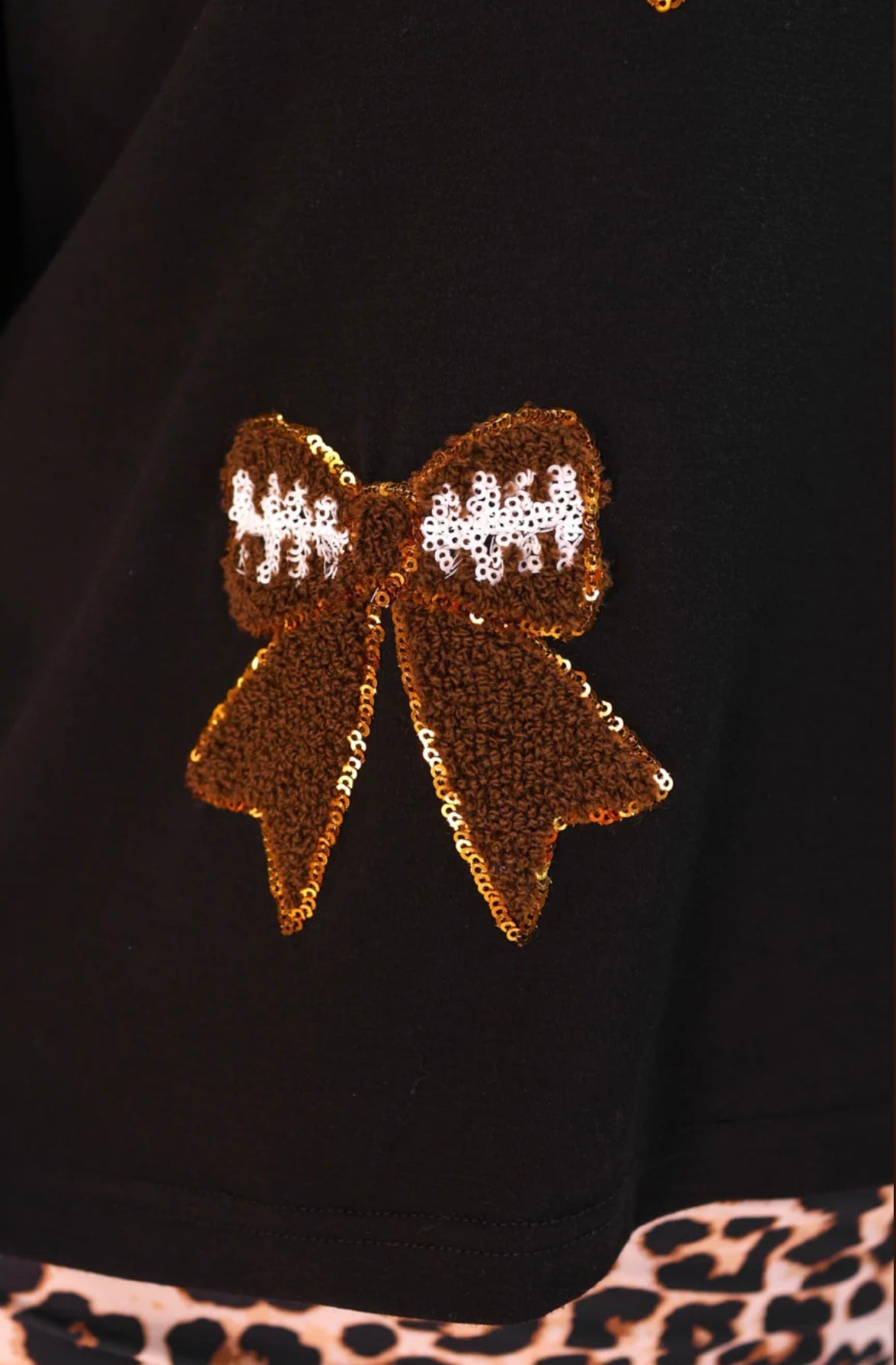 Sideline Sparkle Ruffle Top