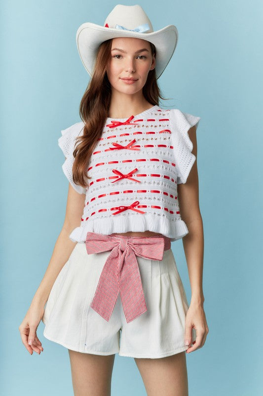 Bow Waistband Shorts