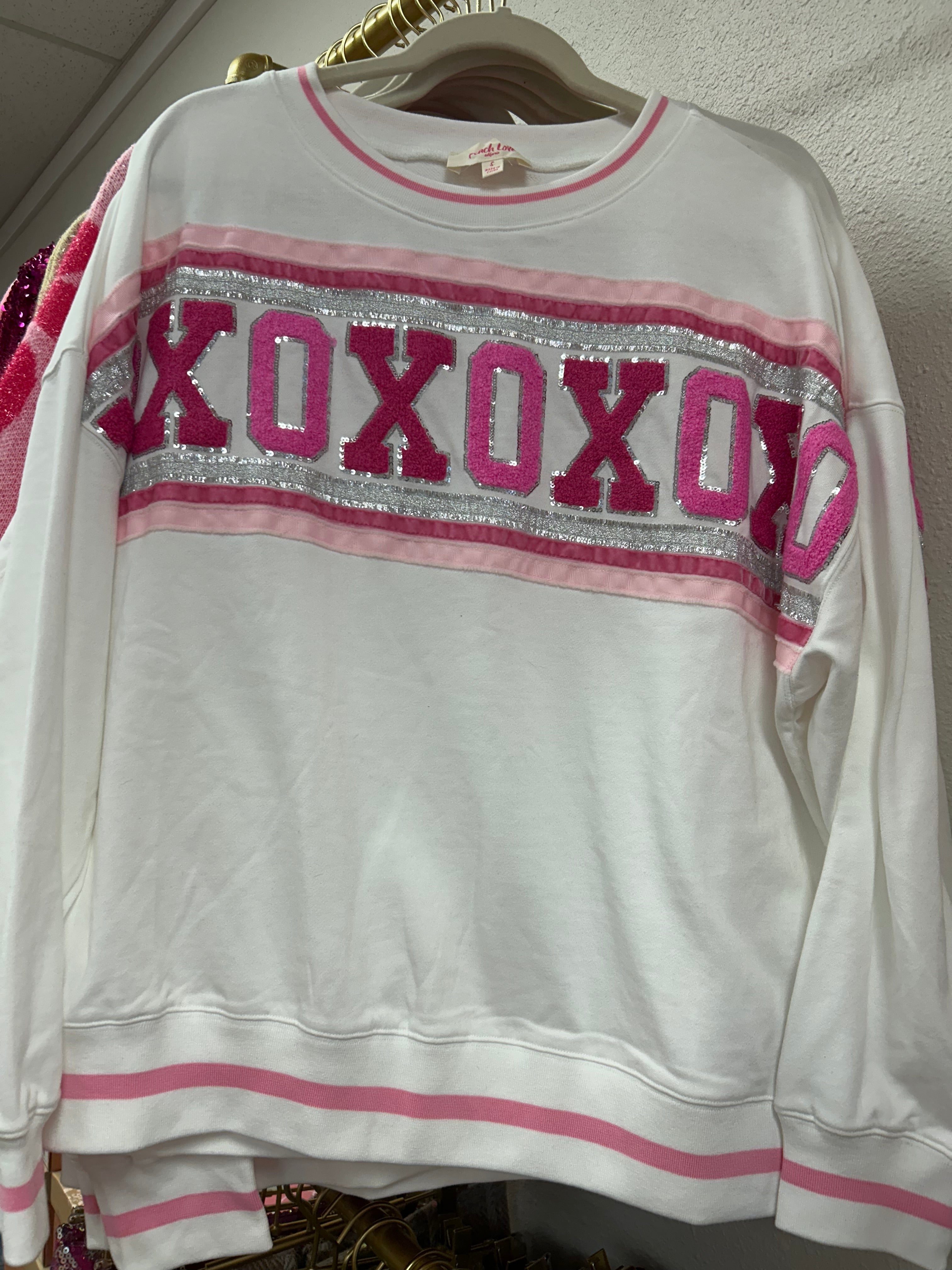 XOXOXO Chenille Patch Top
