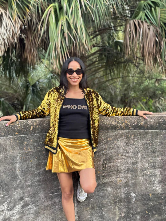 Adult Metallic Skort