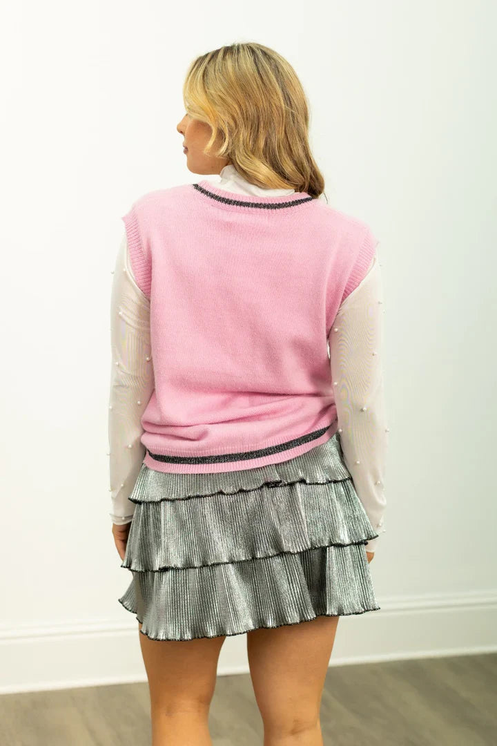 Candy Corn Pink Vest