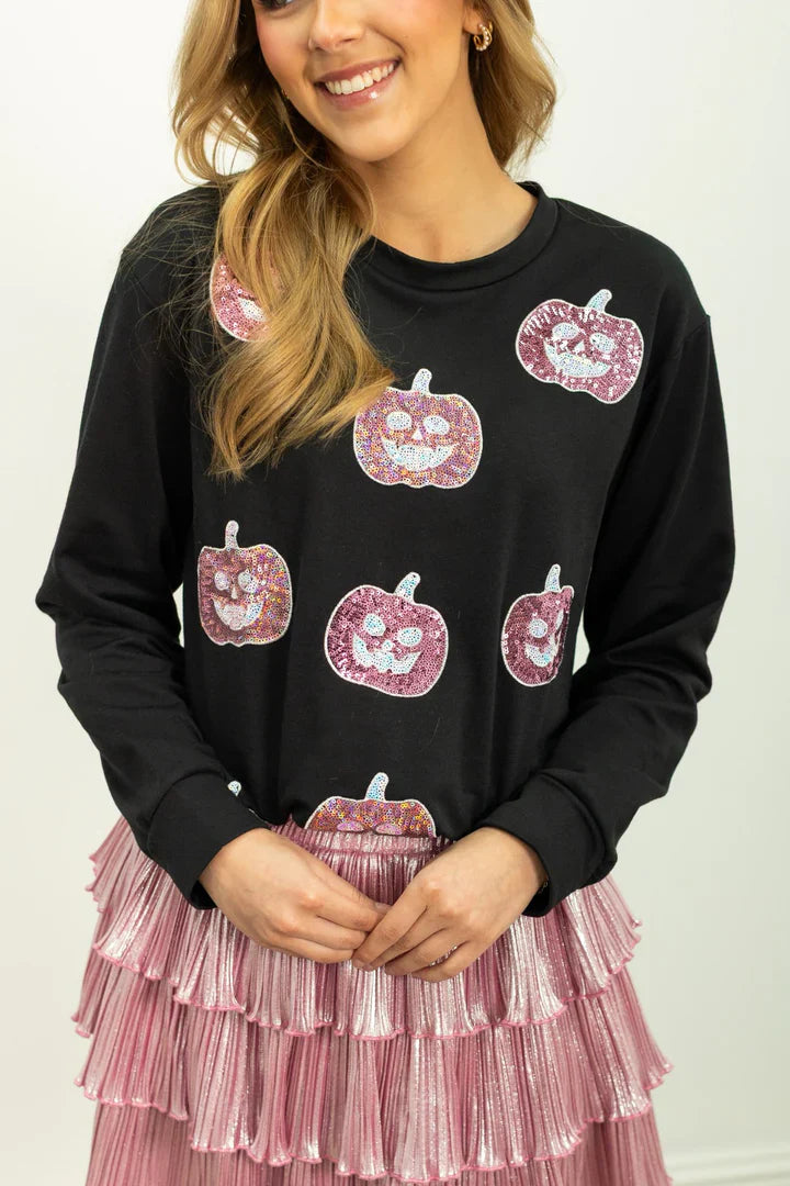Glitter Pumpkins Long Sleeve