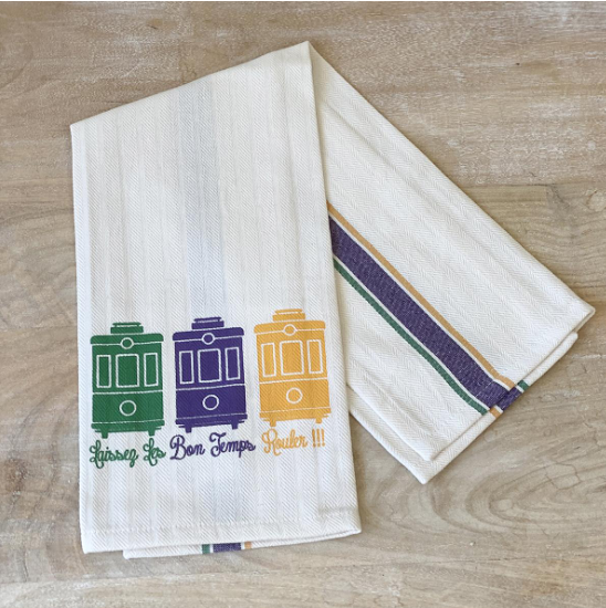 The Royal Standard- Mardi Gras Hand Towel