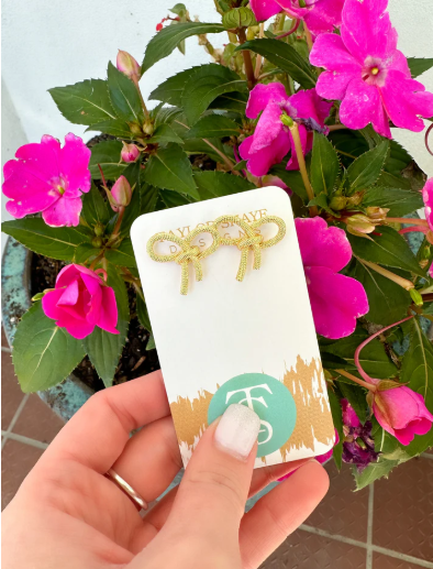 Taylor Shaye-Sloane Bow Studs