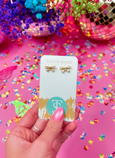 Taylor Shaye-Trina Bow Studs