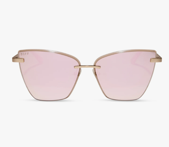 DIFF-BECKY V Brushed Gold Cheery Blossom Mirror