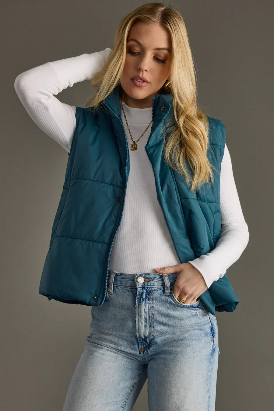 Dark Teal Vest
