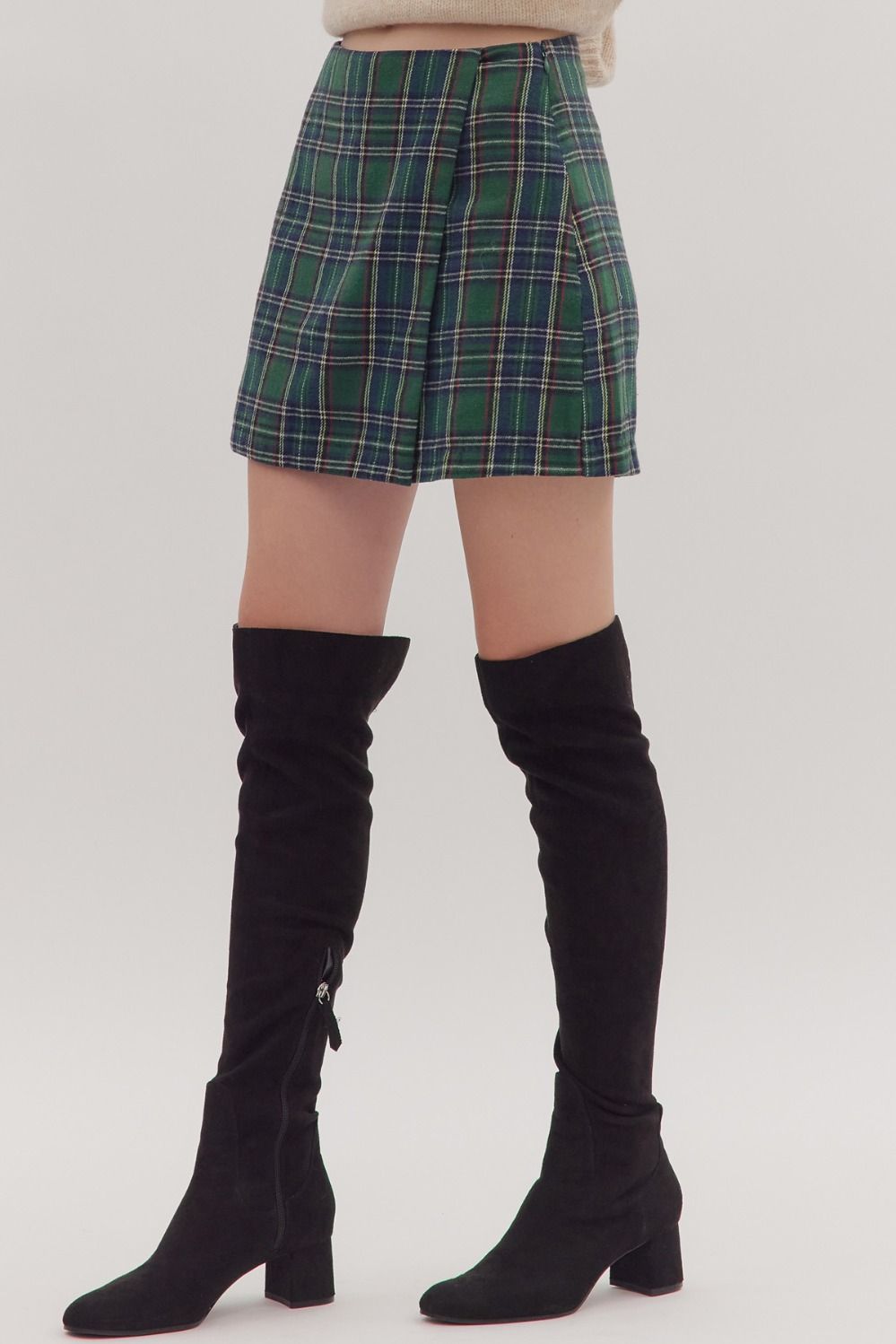 Rebecca- Plaid Skort