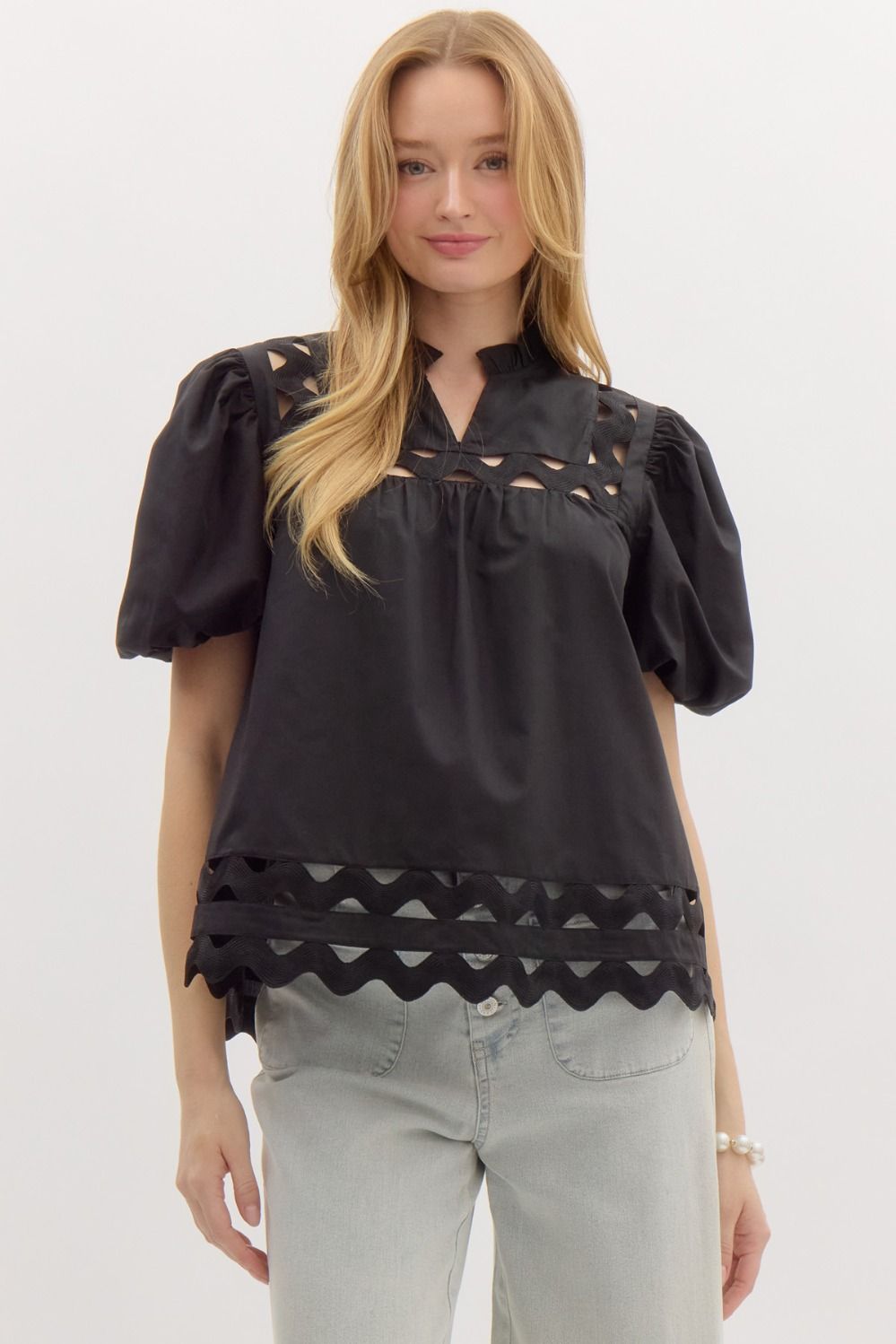 Cut it Out Top- FINAL SALE