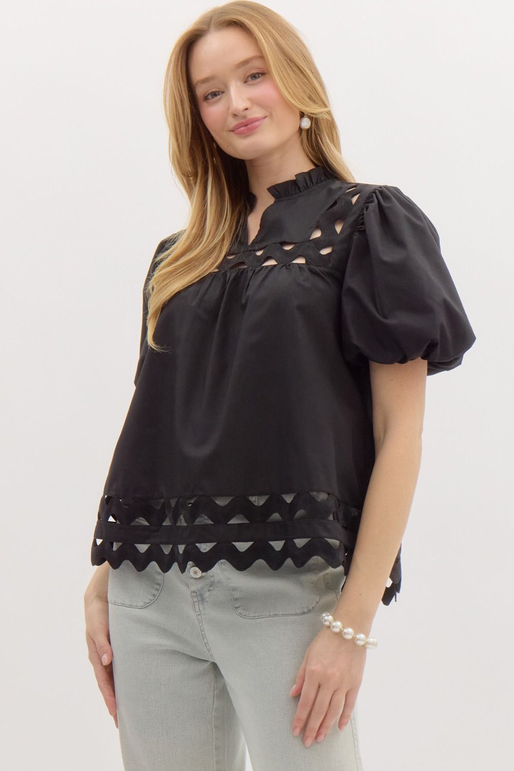 Cut it Out Top- FINAL SALE