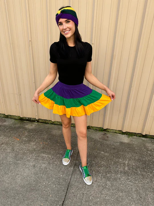 Color Block Adult Skort