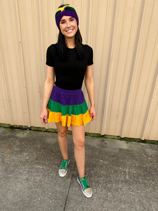 Color Block Adult Skort