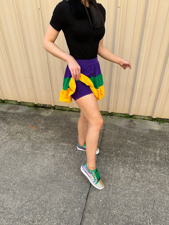 Color Block Adult Skort